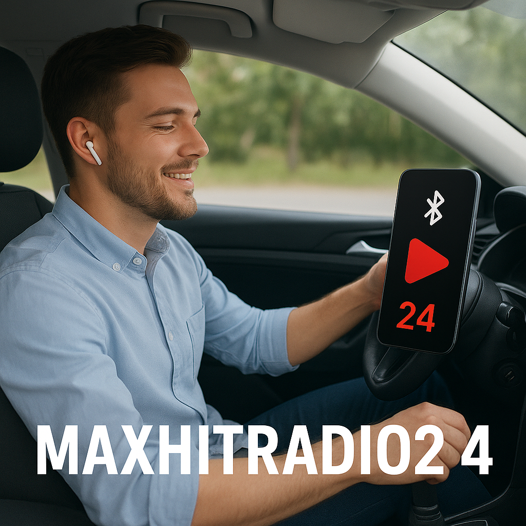 Car dashboard with audio player